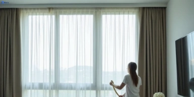 Delicate sheer drape cleaning wyndham-vale-vic Matty Curtain Cleaning